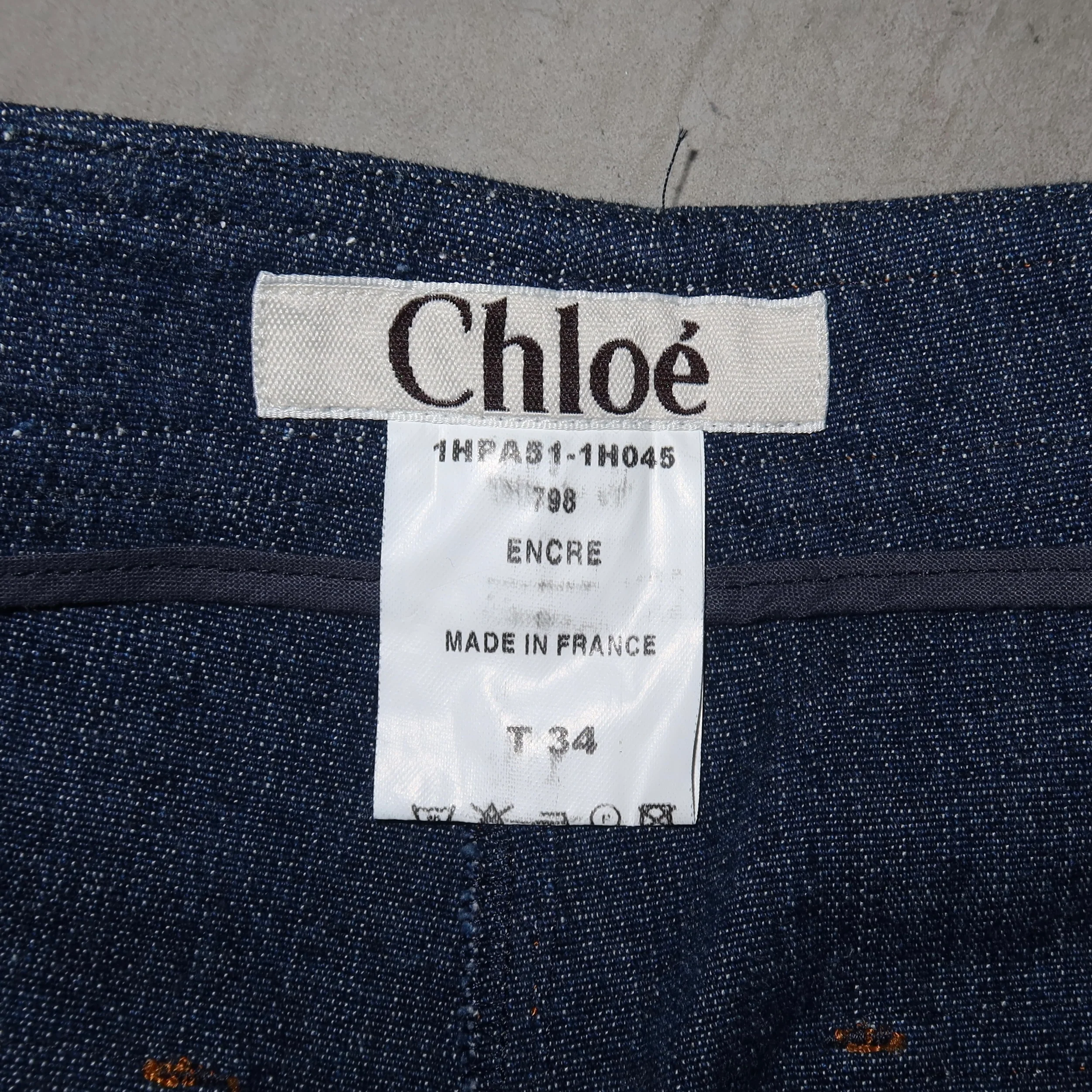 Chloé AW2001 Dark Wash Jeans - Image 10