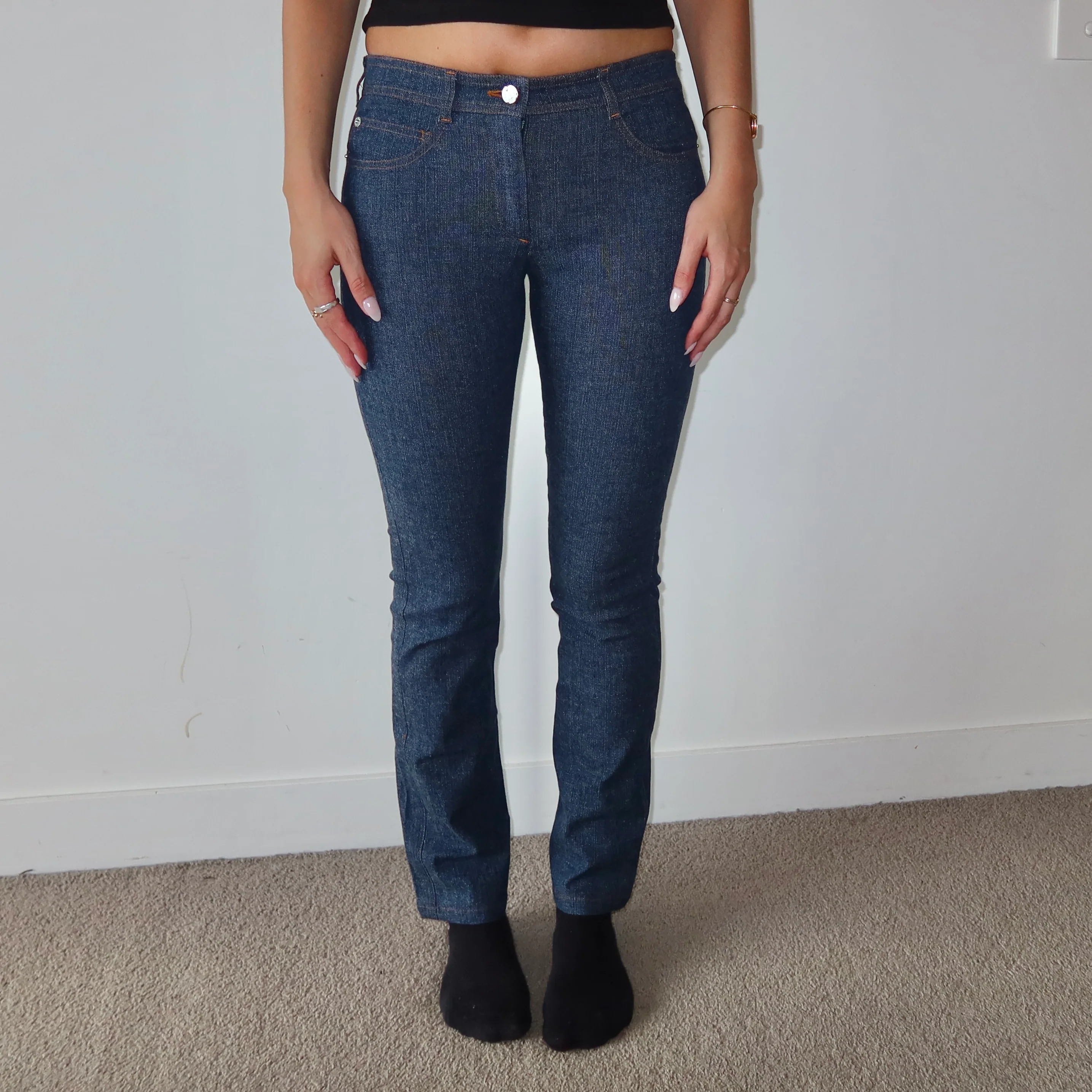 Chloé AW2001 Dark Wash Jeans - Image 11