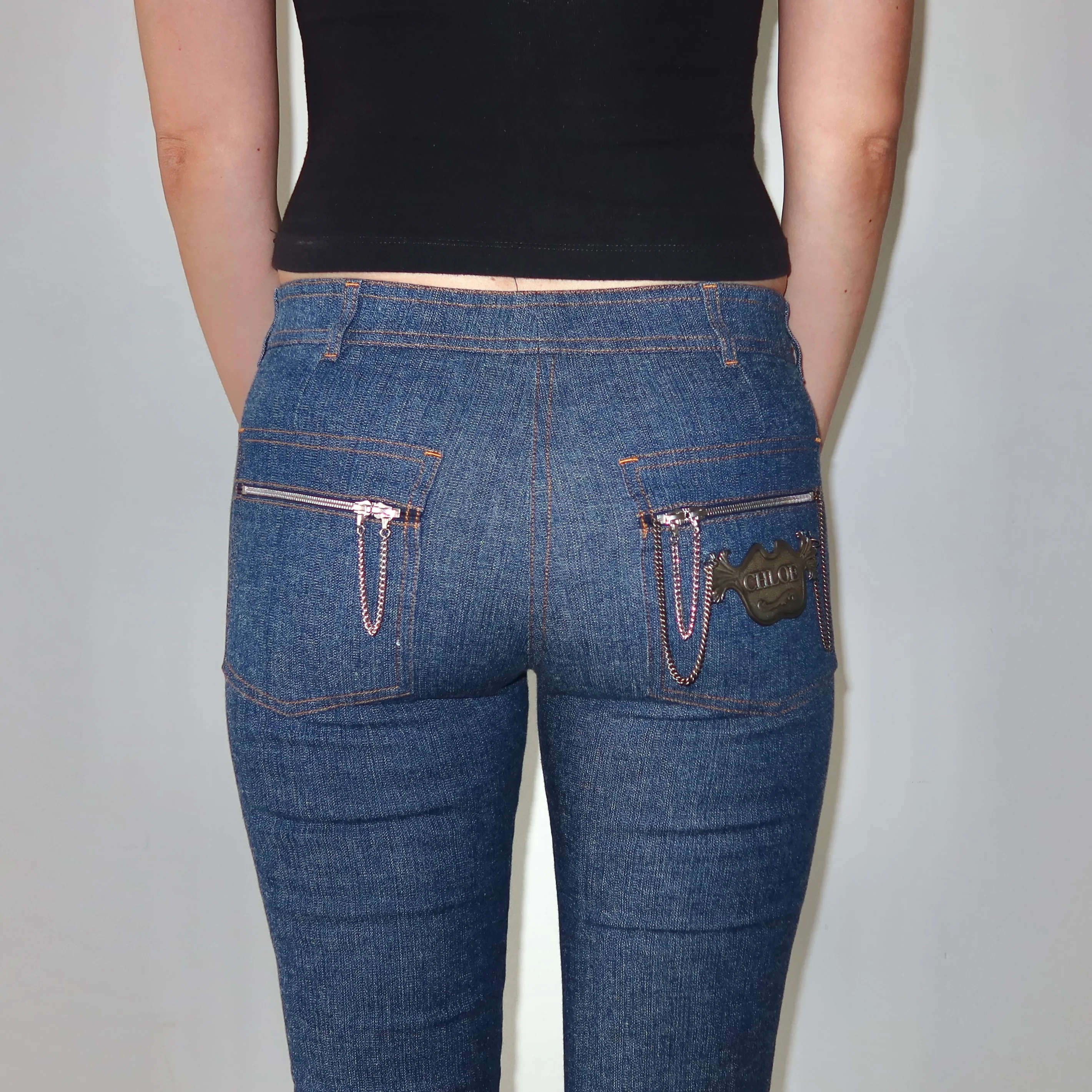 Chloé AW2001 Dark Wash Jeans - Image 12