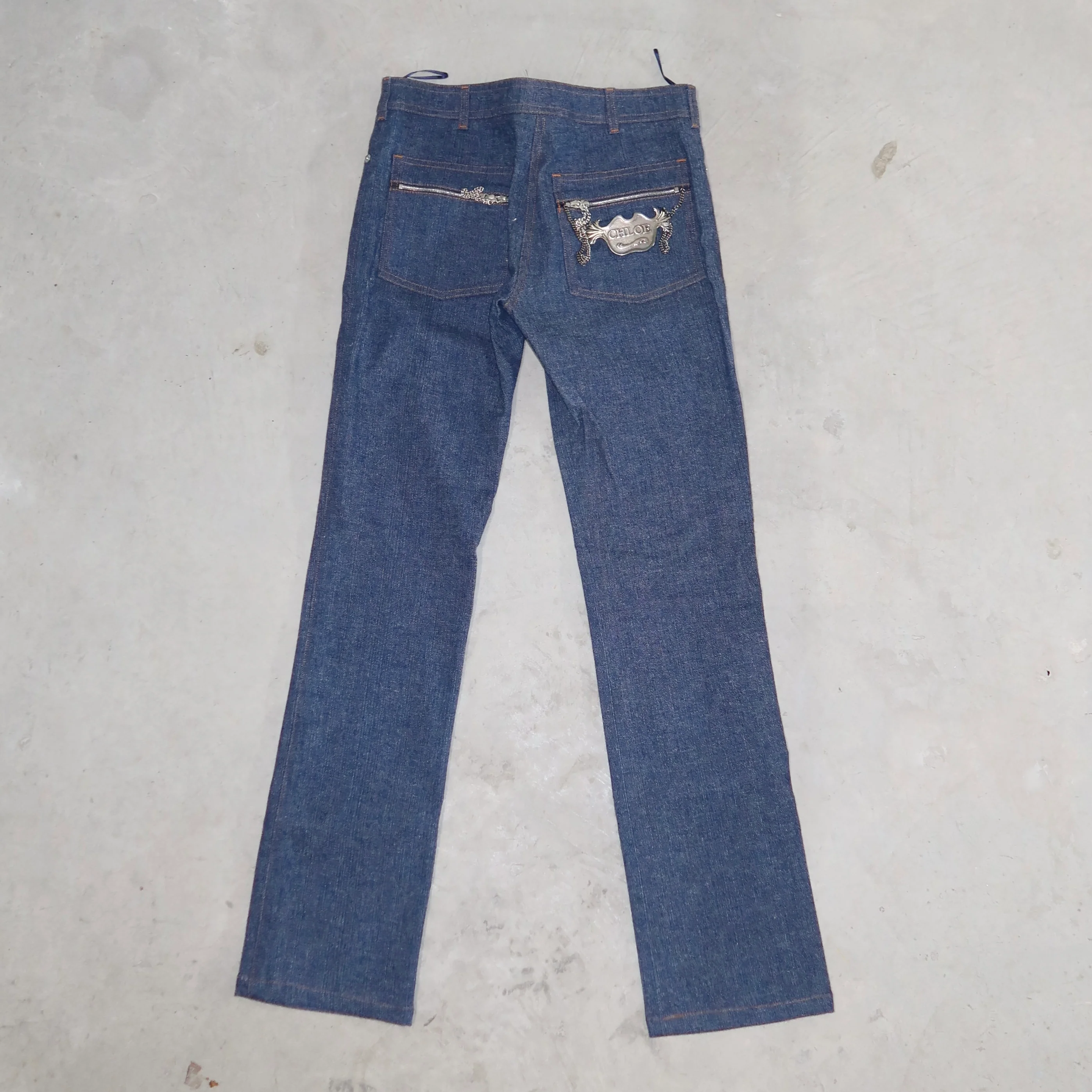 Chloé AW2001 Dark Wash Jeans - Image 6