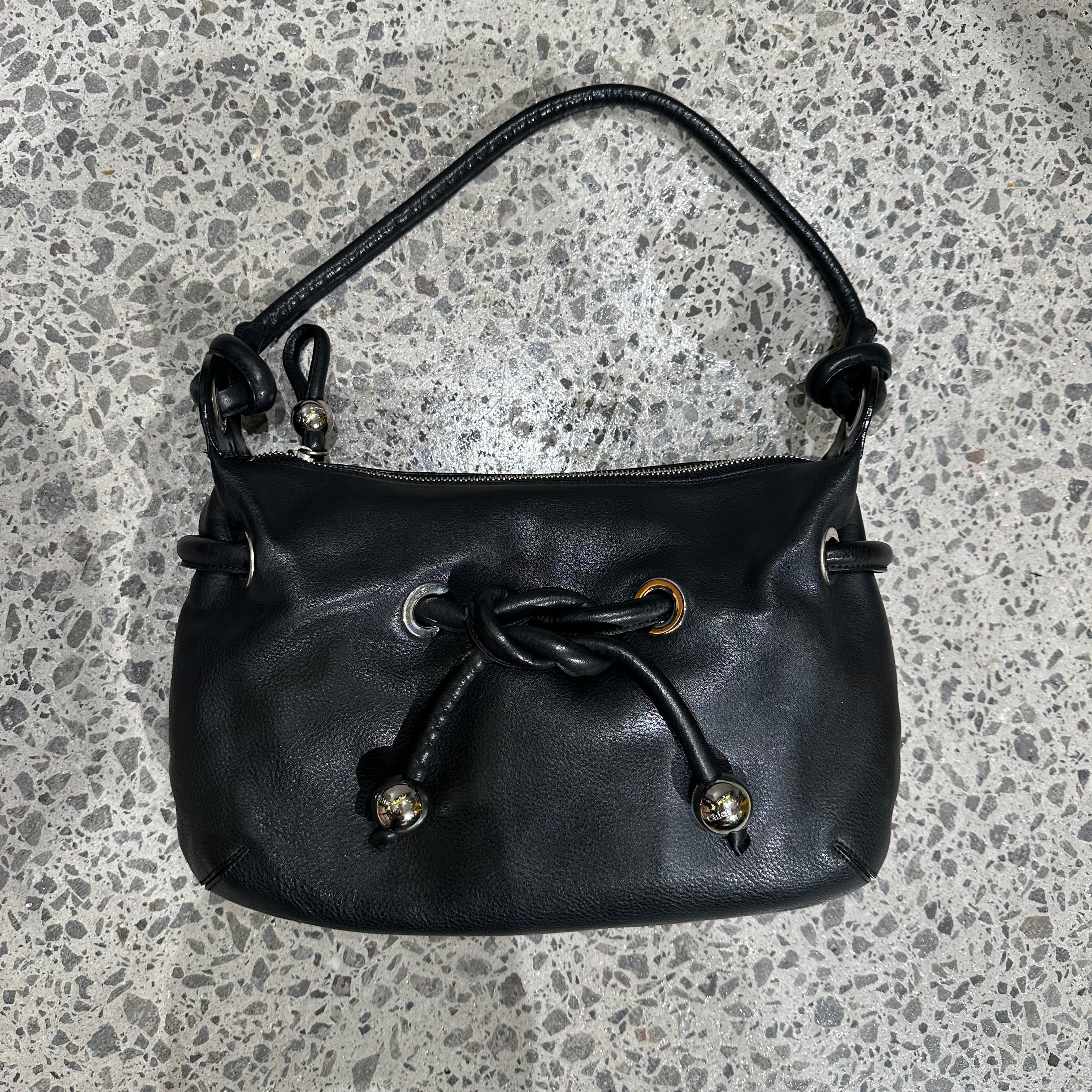 Chloe Black Leather Knots Bag - Image 3