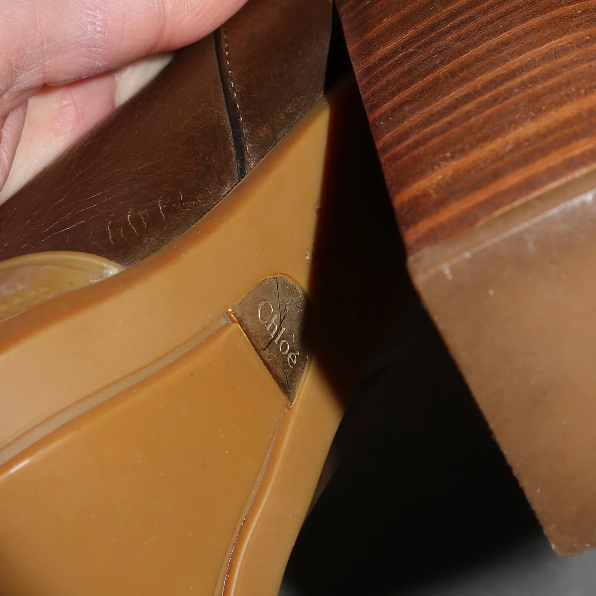 Chloé Pre-Fall 2014 Leather Wrap Heels (37.5) - Image 10