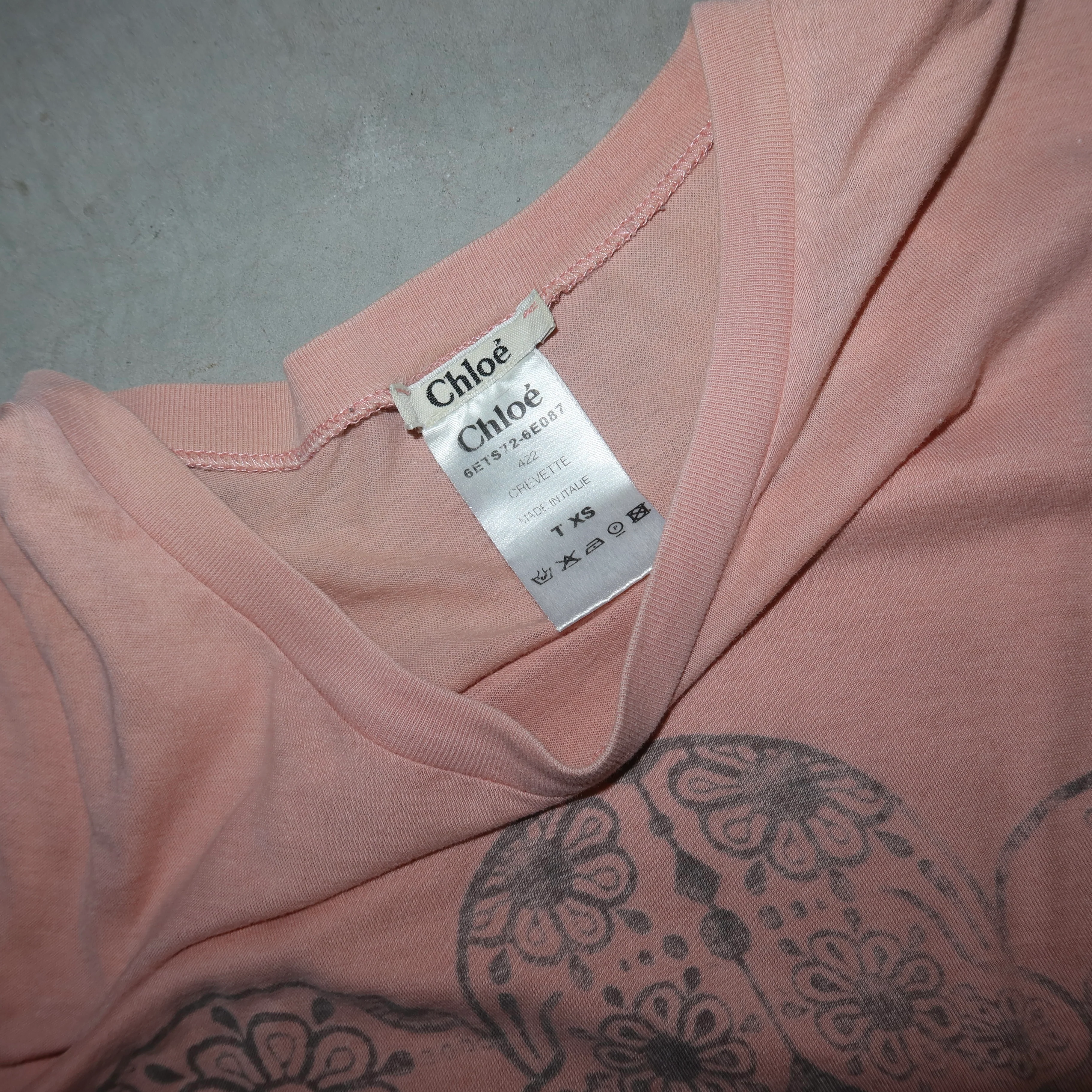 Chloé SS2006 Pink Sugar Skull Tank - Image 3