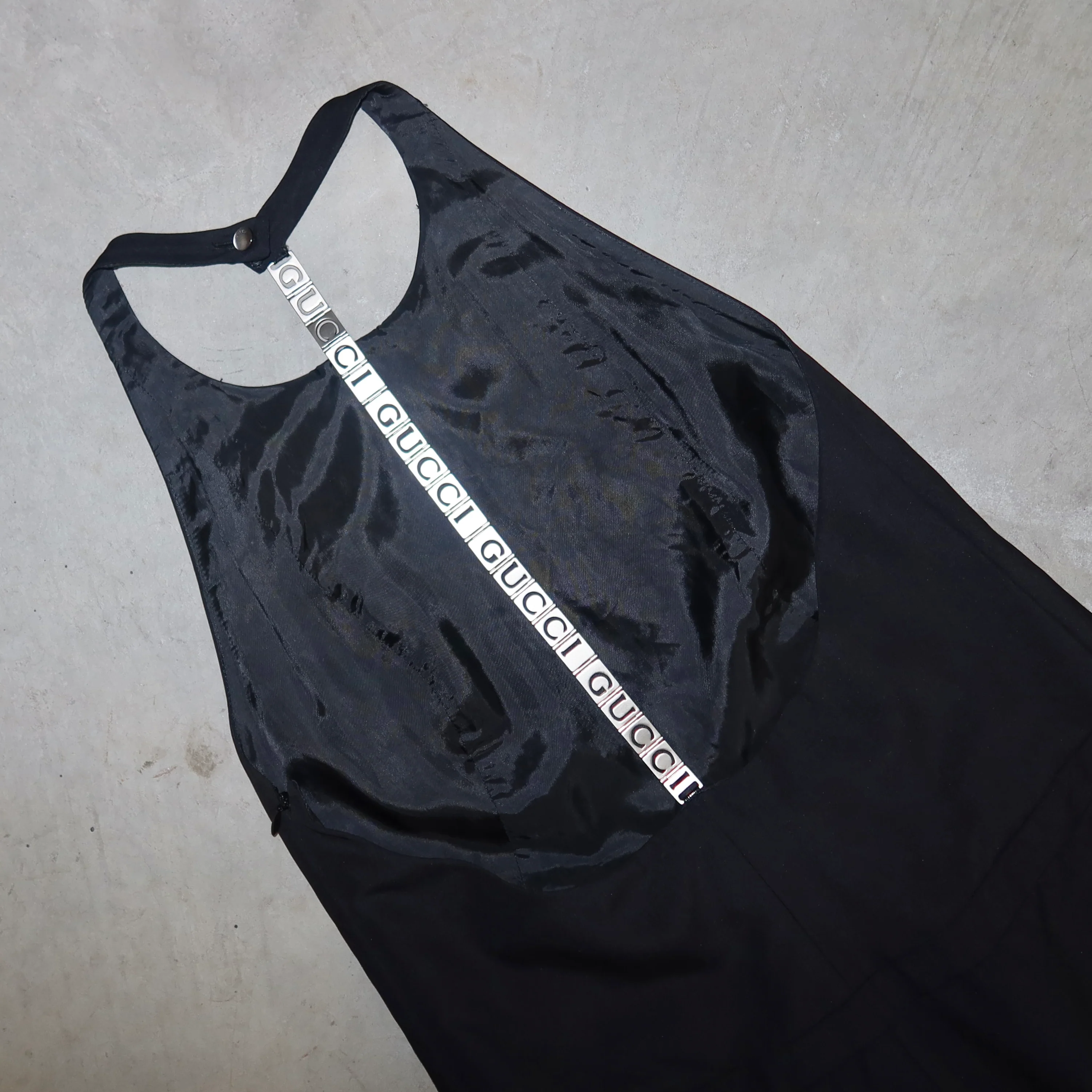 Gucci SS1996 Metal Spine Dress - Image 10