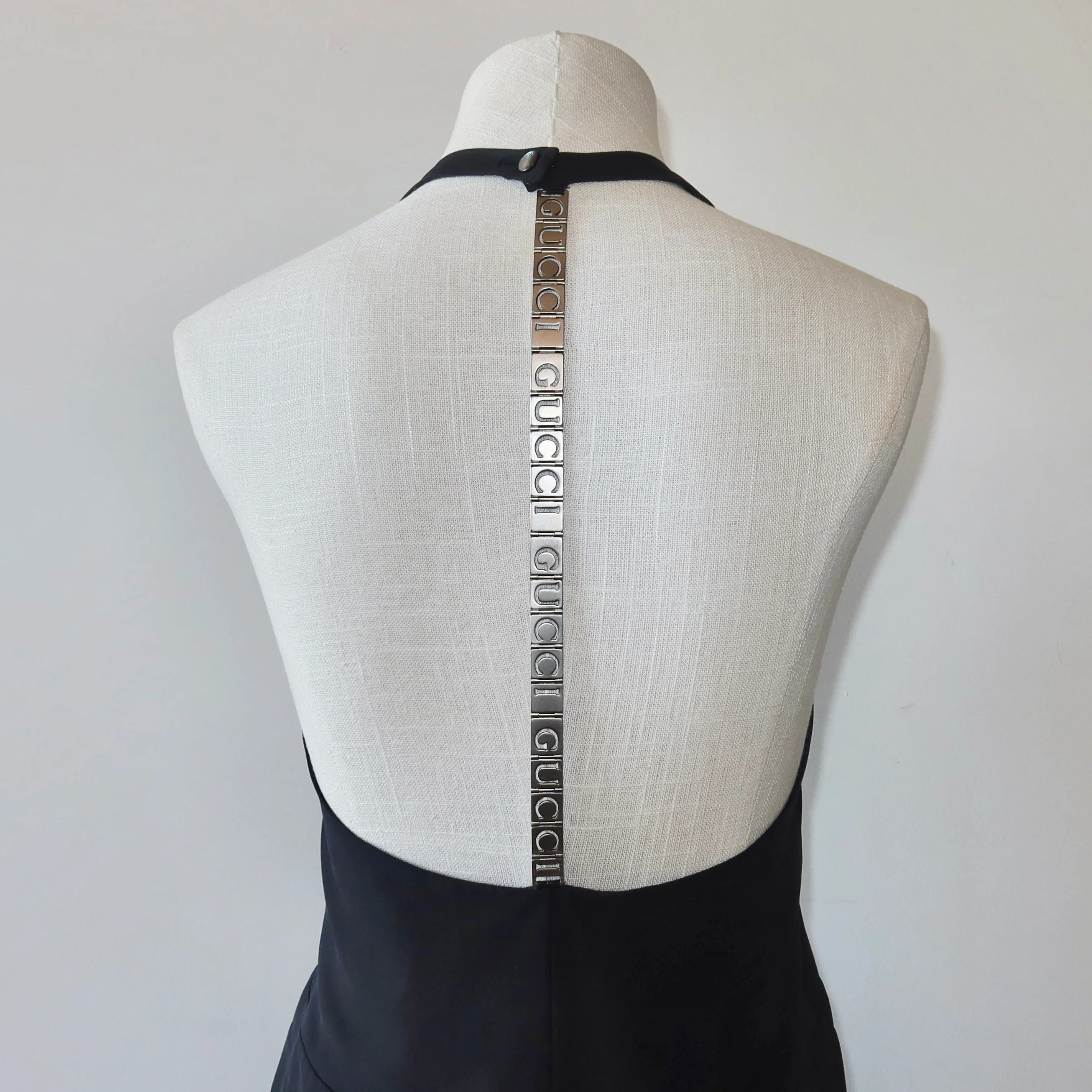 Gucci SS1996 Metal Spine Dress - Image 7