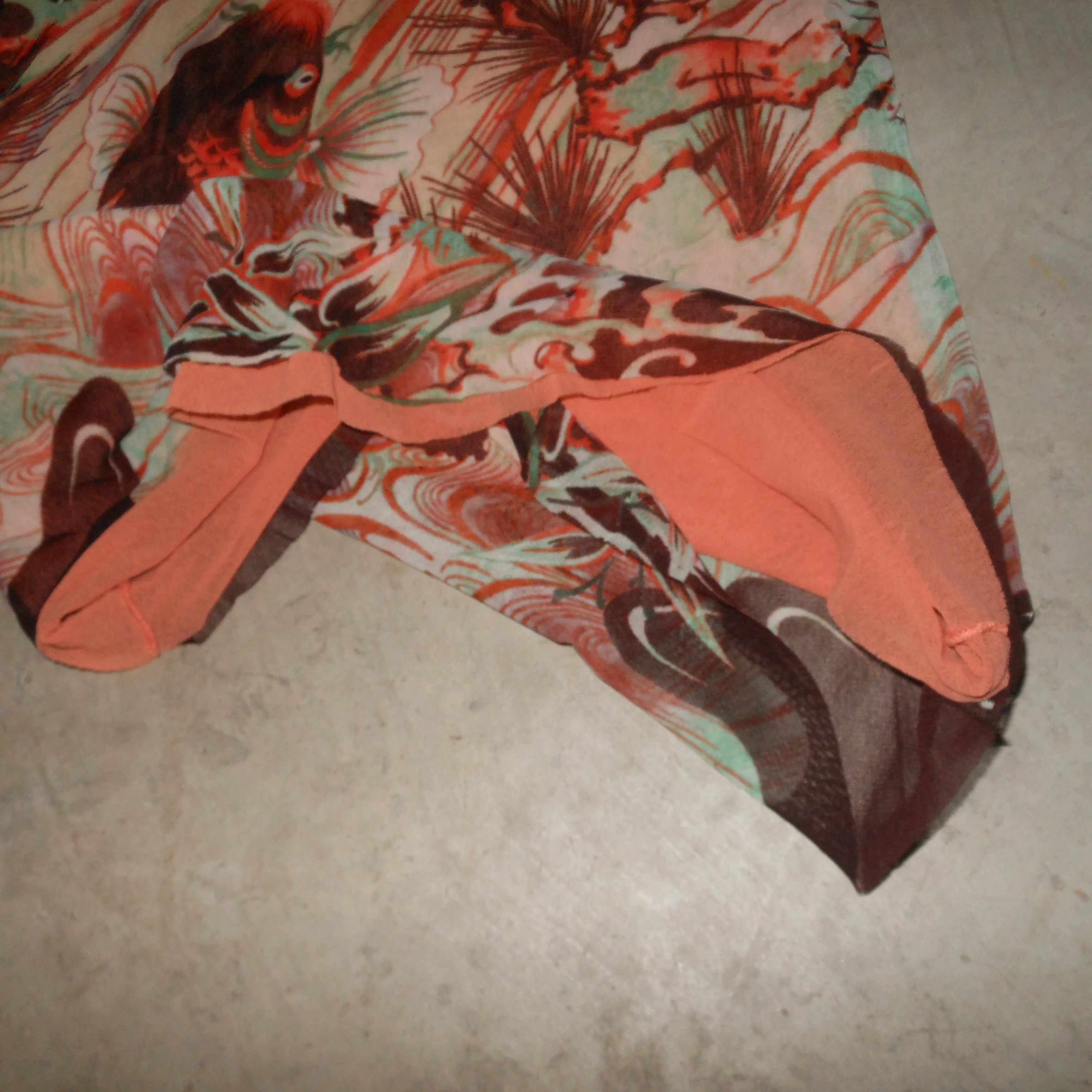 Jean Paul Gaultier Soleil Koi Fish Mesh Dress - Image 9
