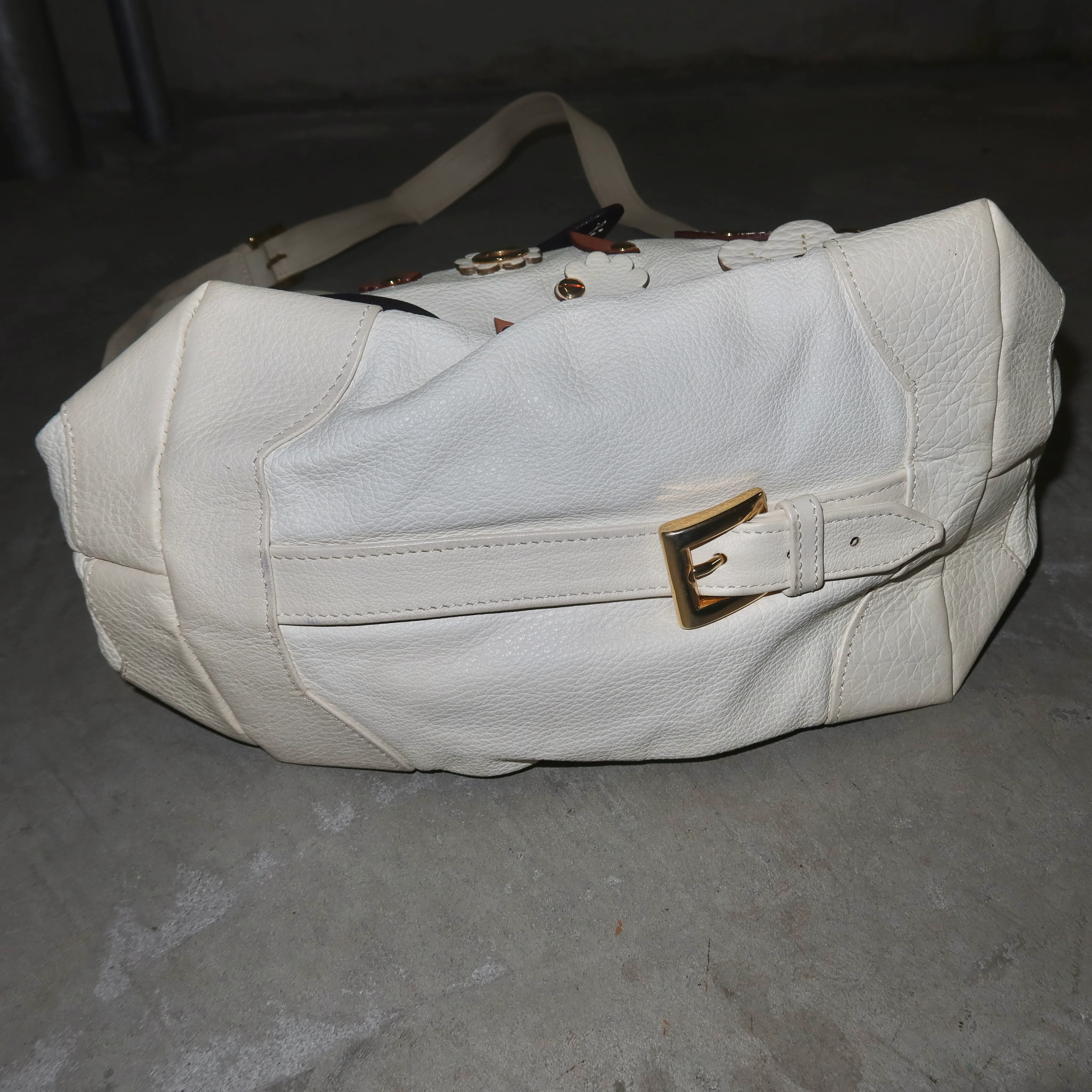 Marni 3D Flower Leather Messenger - Image 14