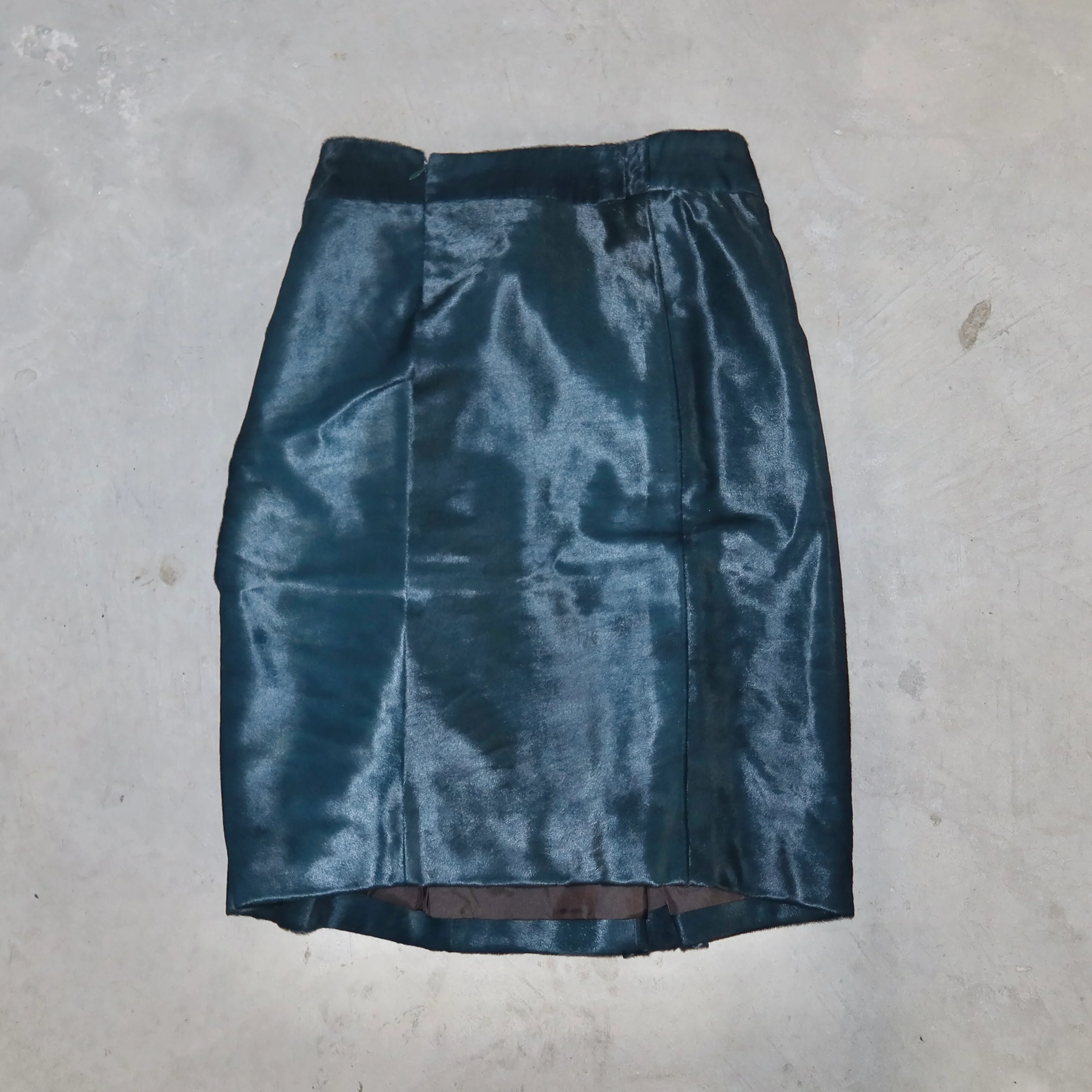 Marni Blue Cowhide Skirt - Image 12