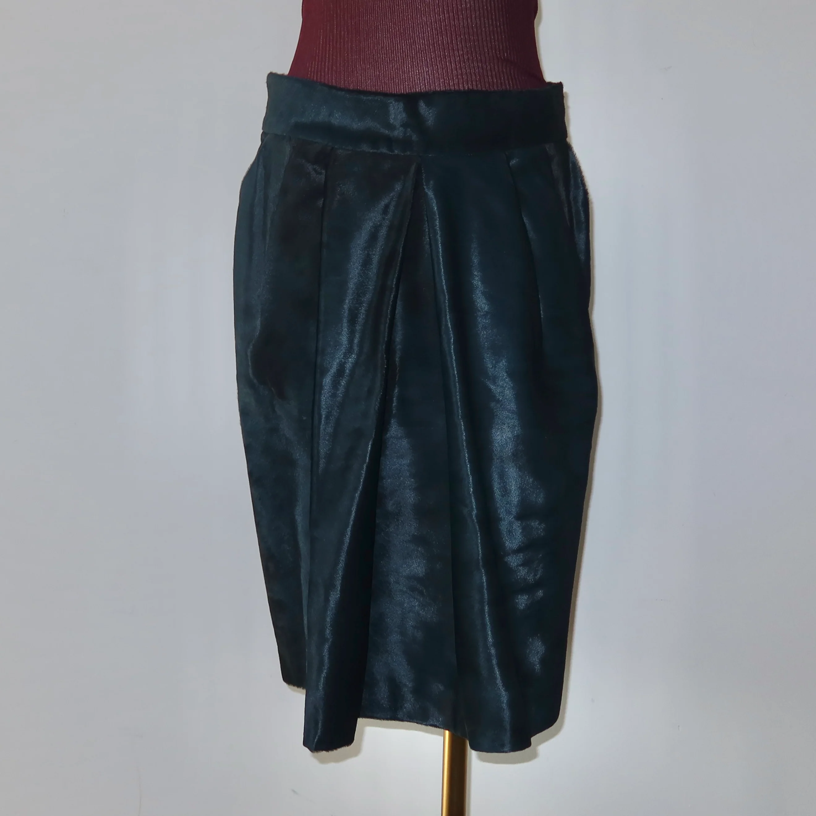 Marni Blue Cowhide Skirt - Image 5