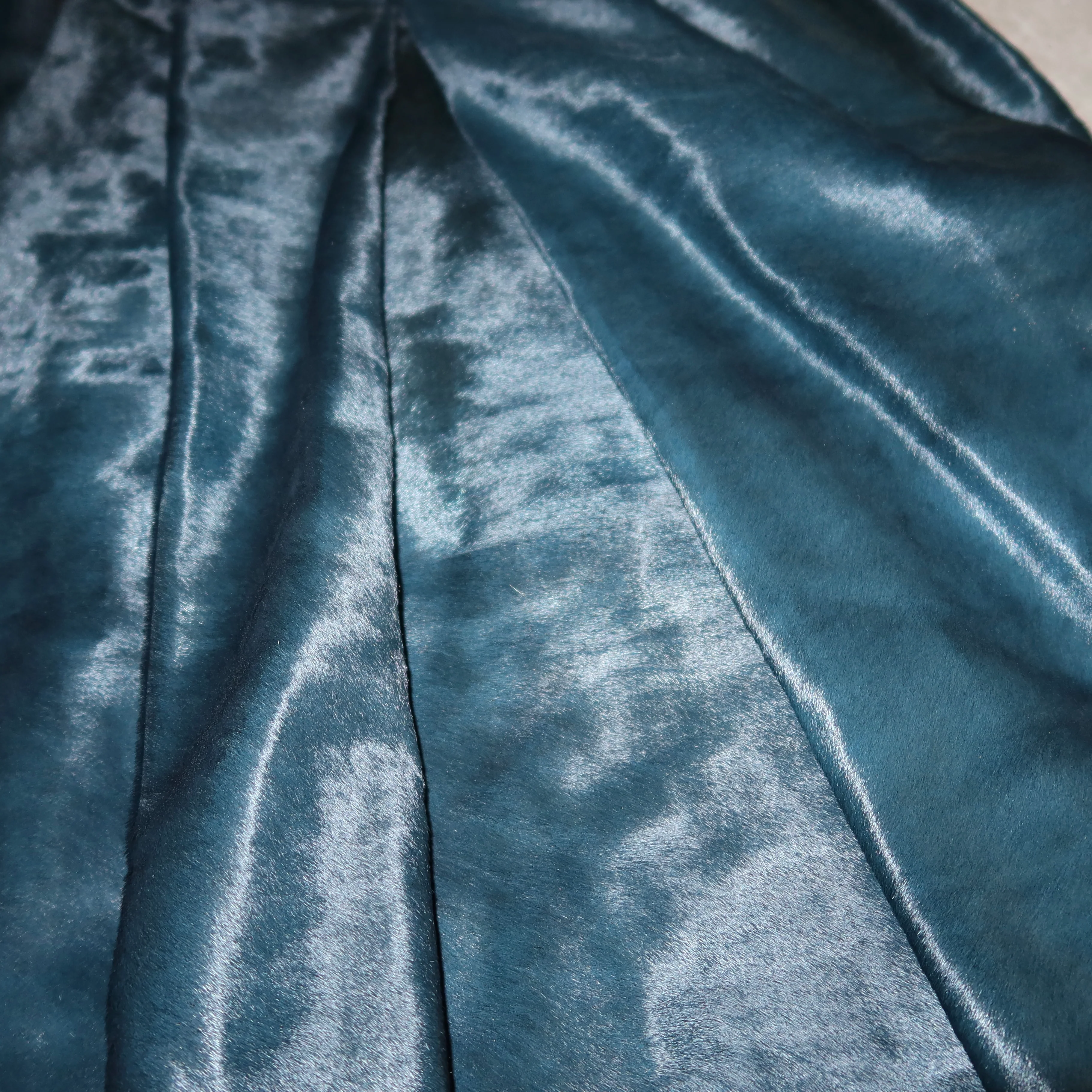 Marni Blue Cowhide Skirt - Image 9
