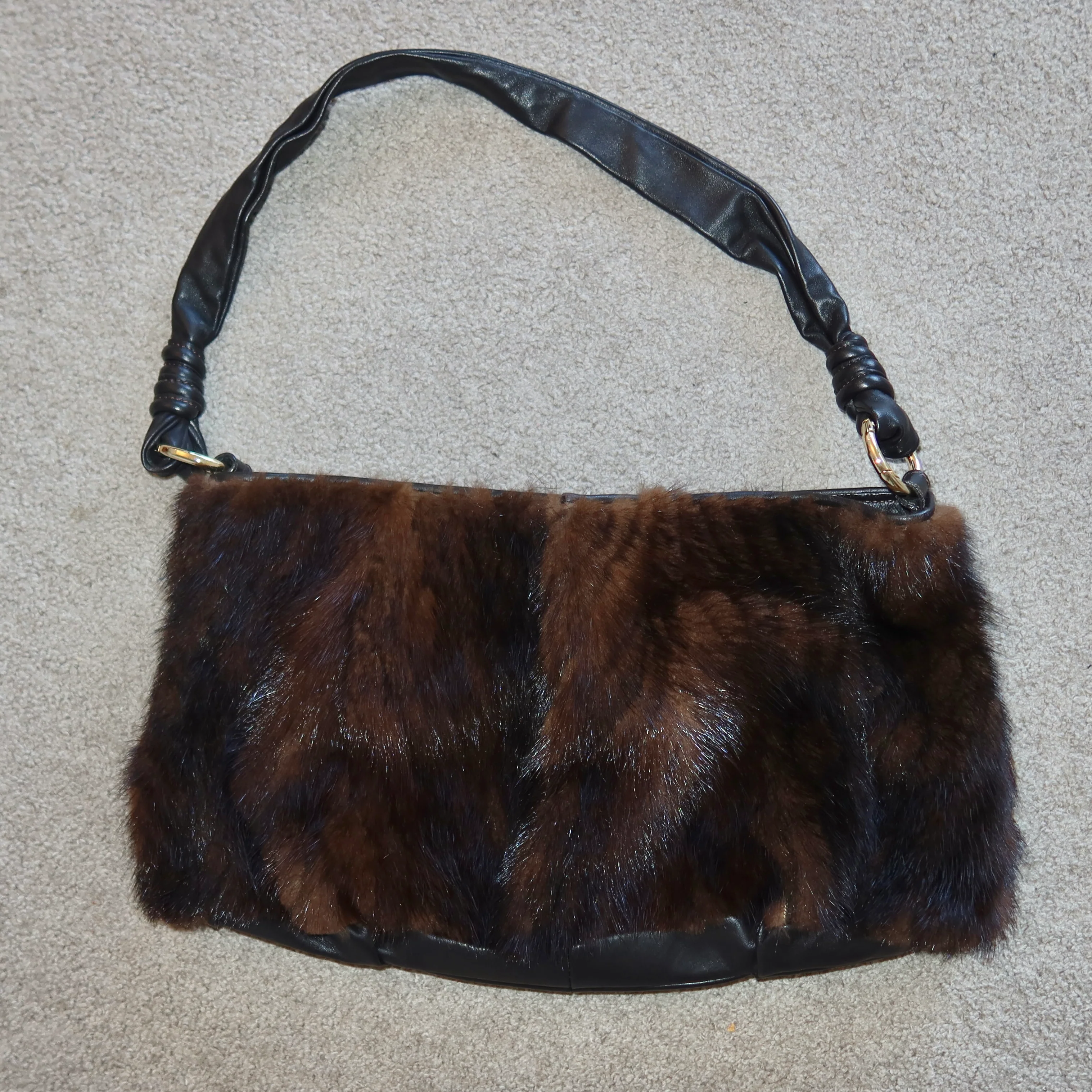 Paolo Masi Real Fur Bag - Image 5