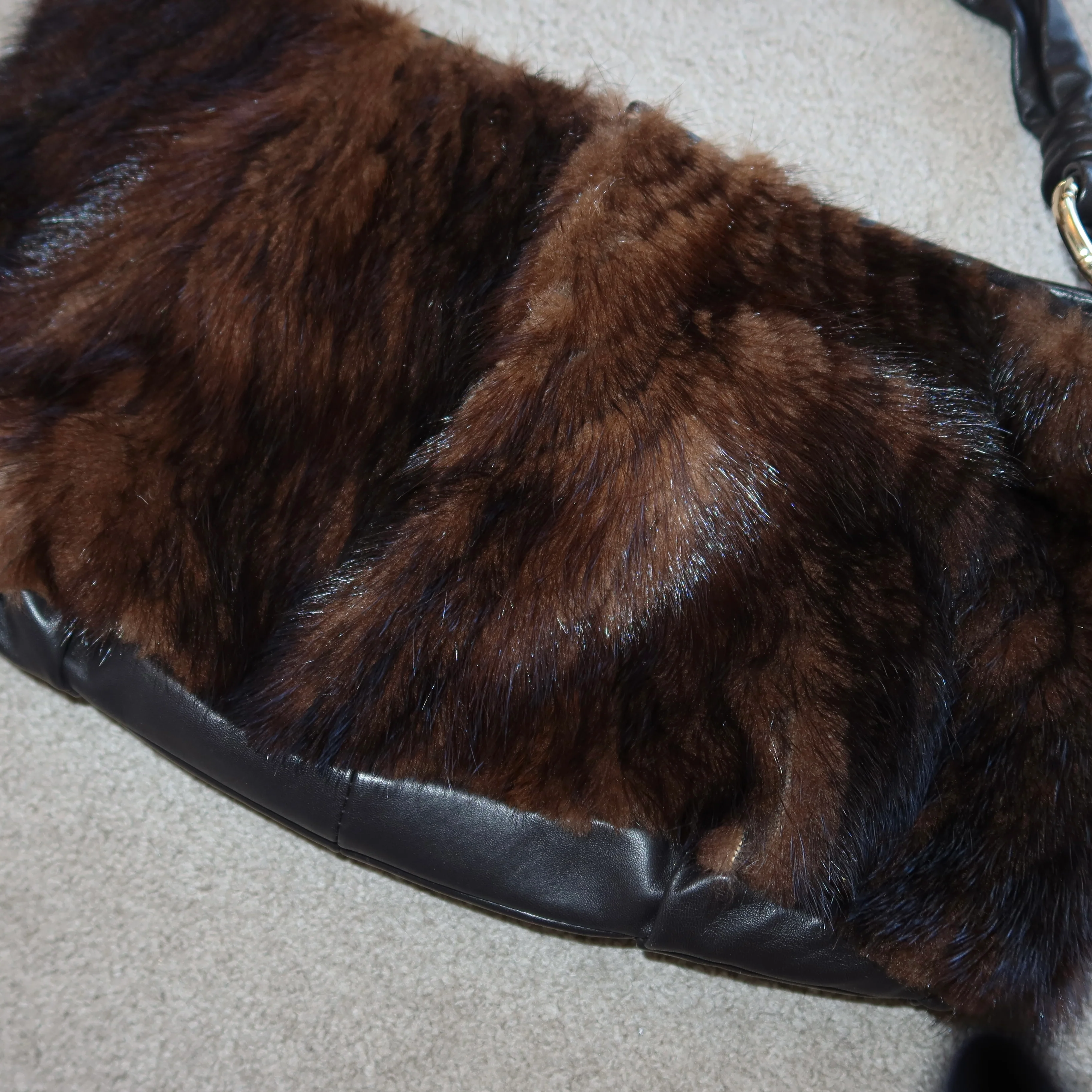 Paolo Masi Real Fur Bag - Image 8