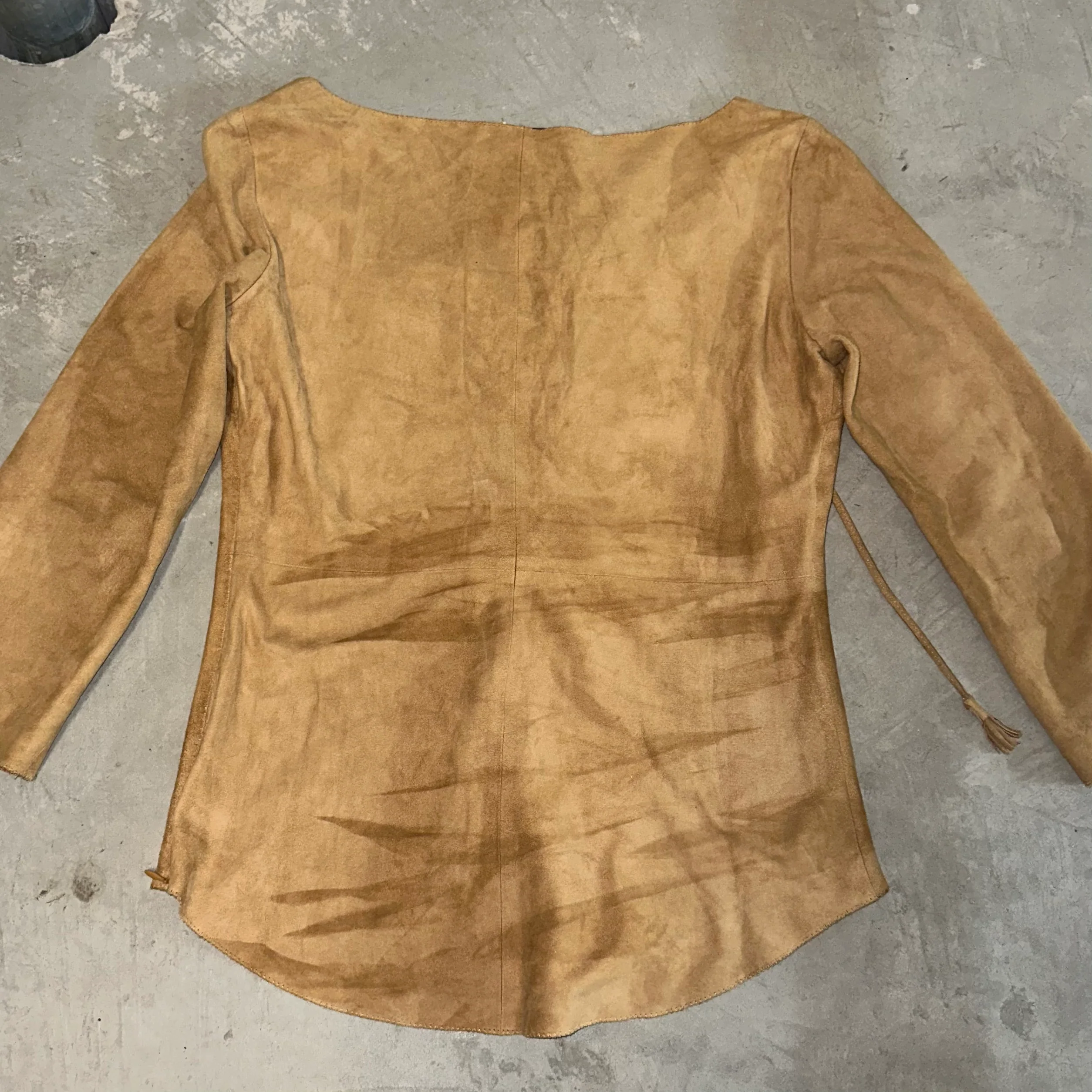Miu Miu Rare Suede Embroidered Top - Image 8