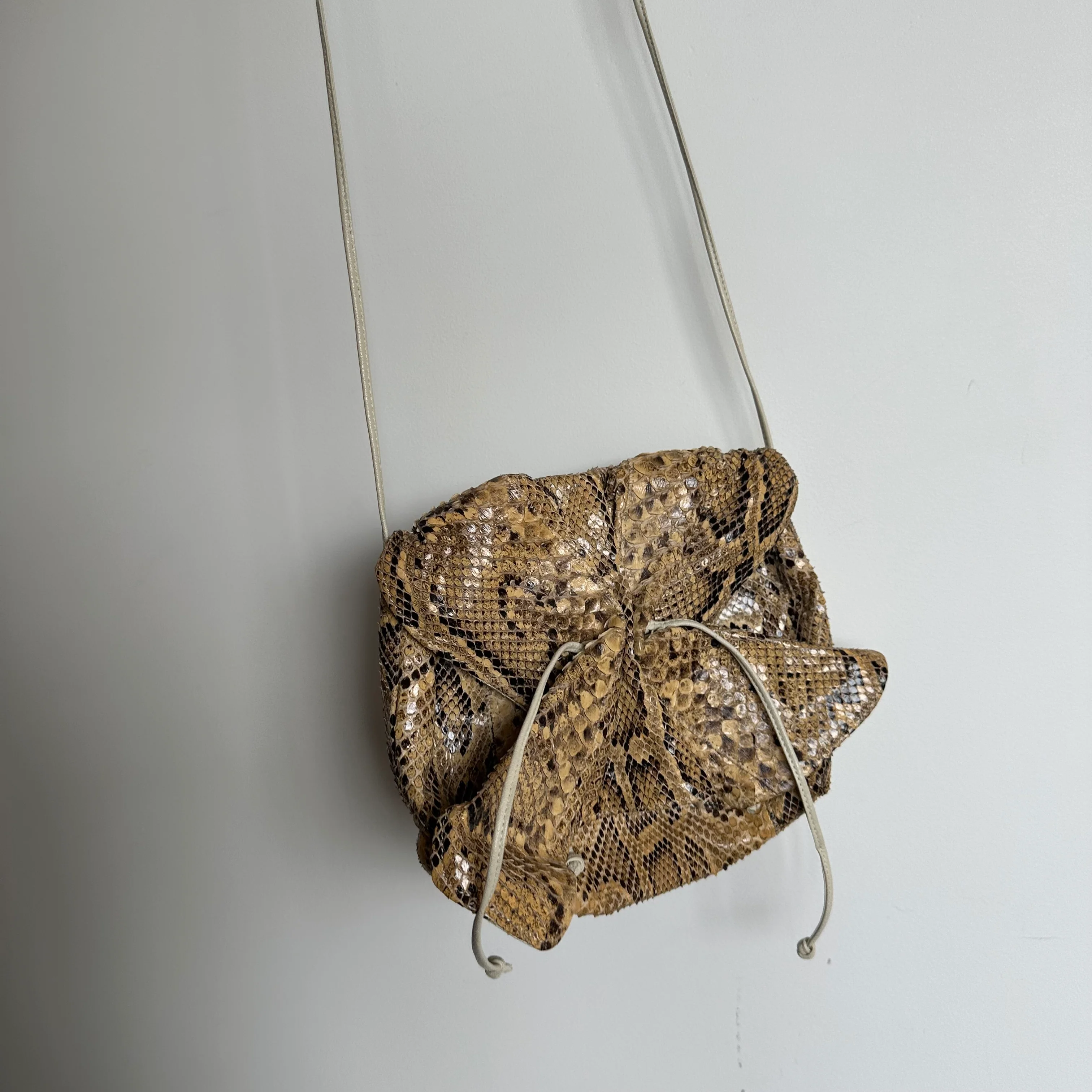 Vintage Snakeskin Crossbody - Image 6
