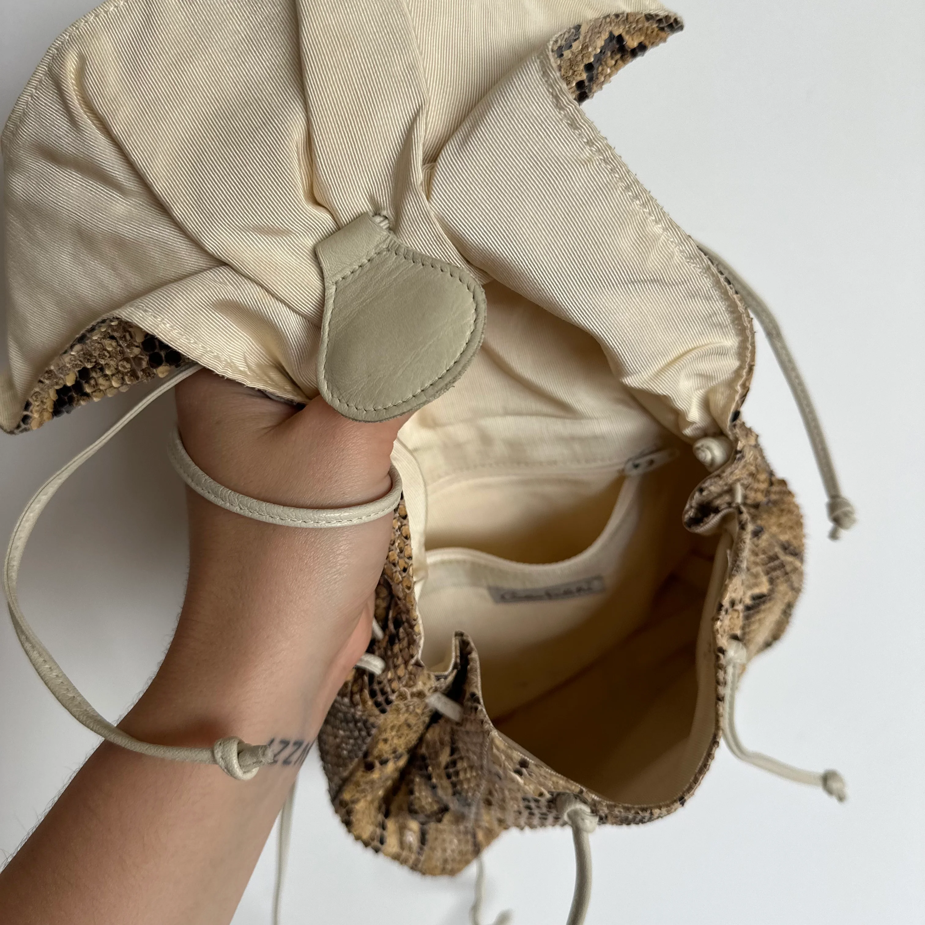 Vintage Snakeskin Crossbody - Image 9