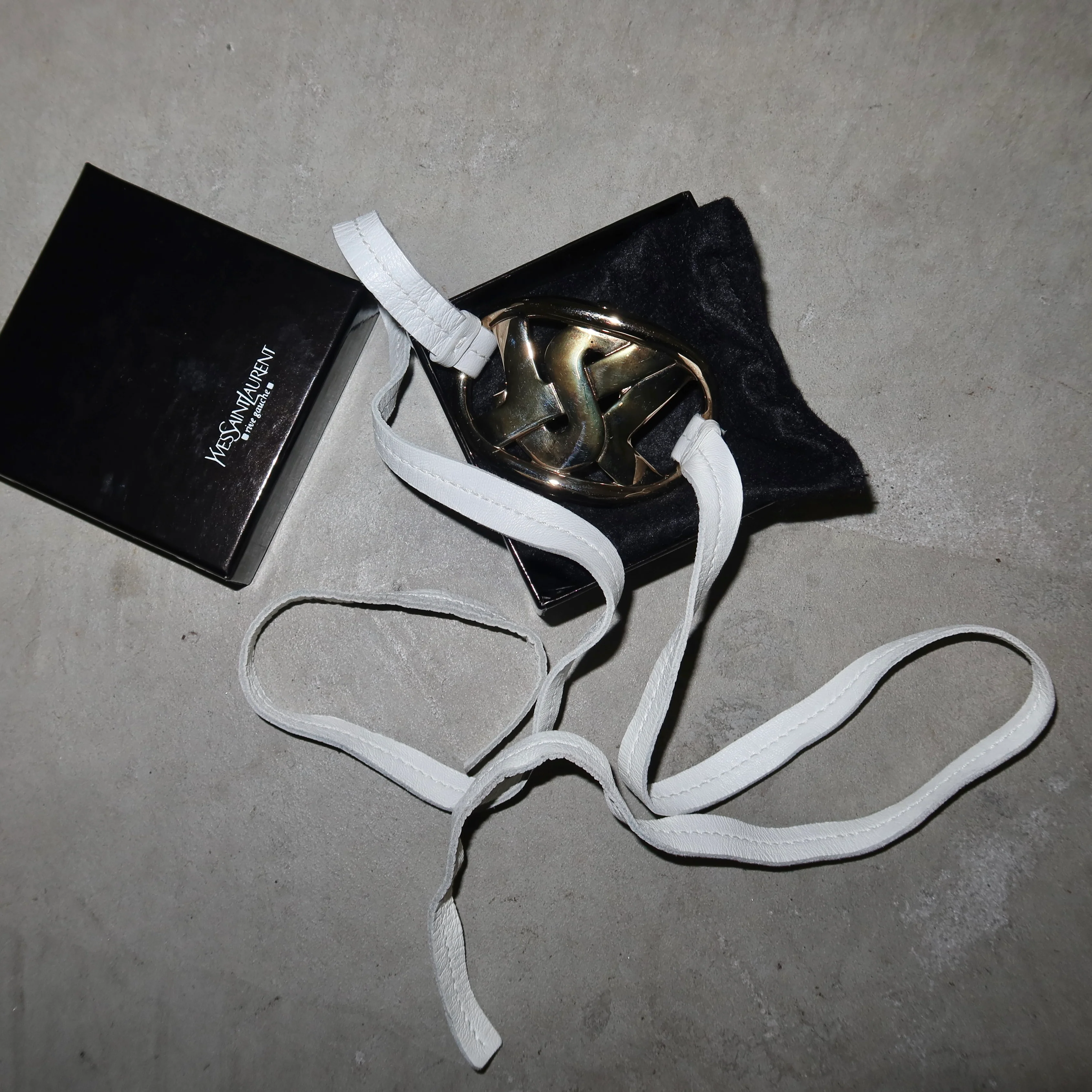 YSL AW2003 Leather Wrap Bracelet - Image 7