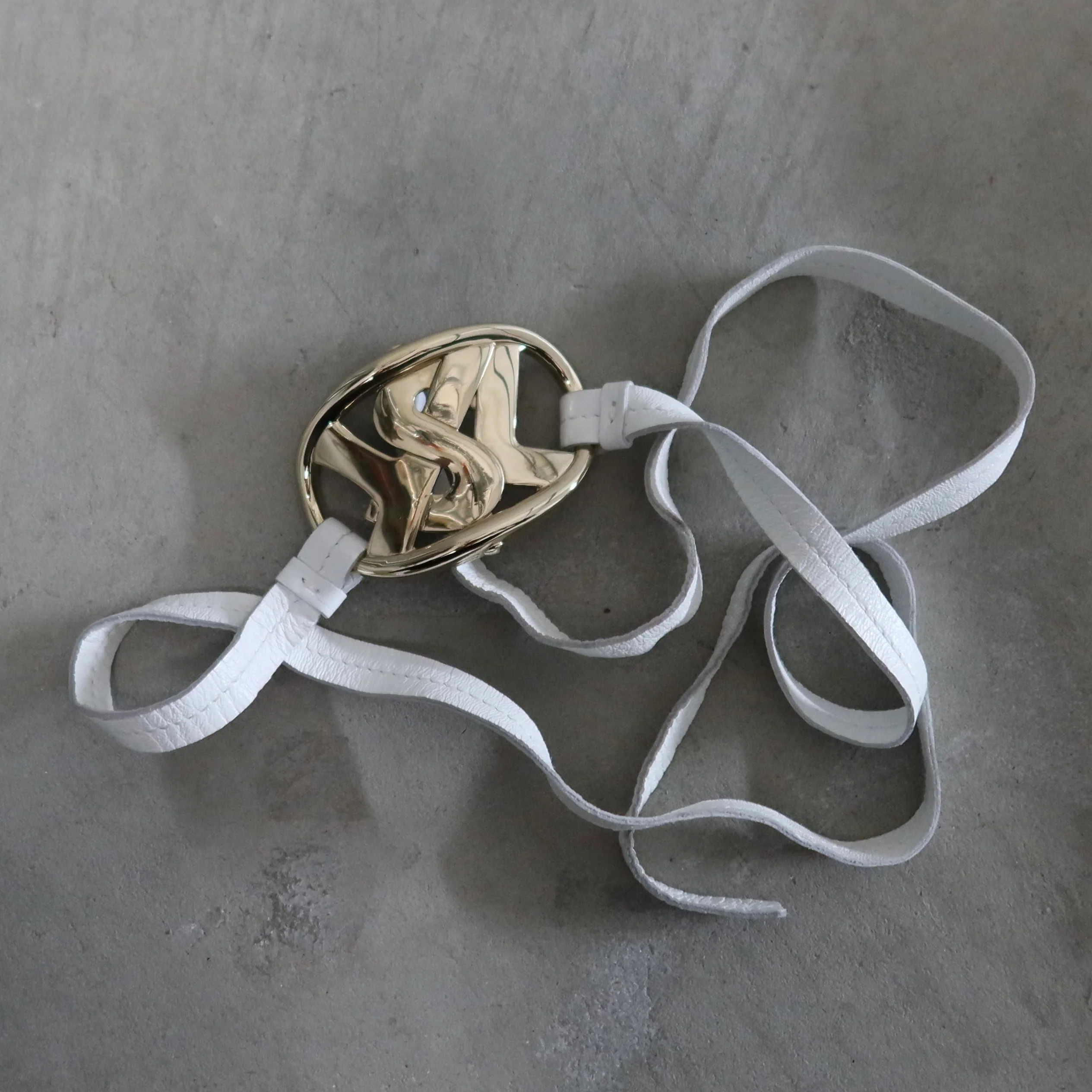 YSL AW2003 Leather Wrap Bracelet - Image 9